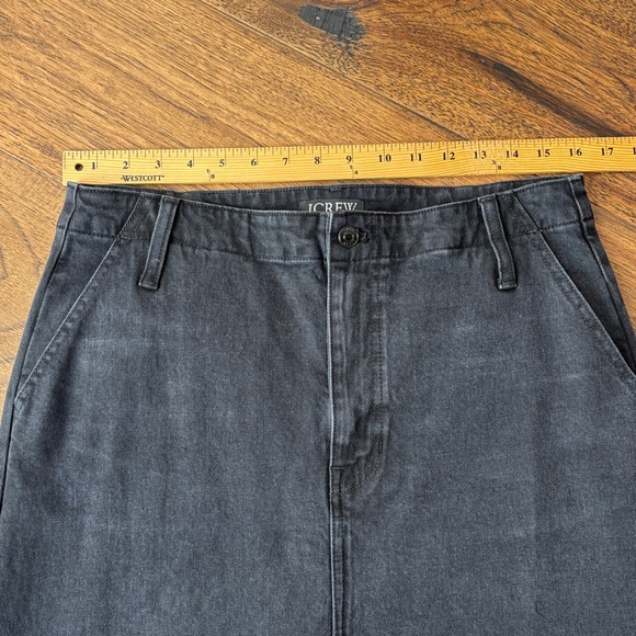 J.Crew | Denim Maxi Skirt in washed black | NWT  |  Size 30 - Picture 11 of 12